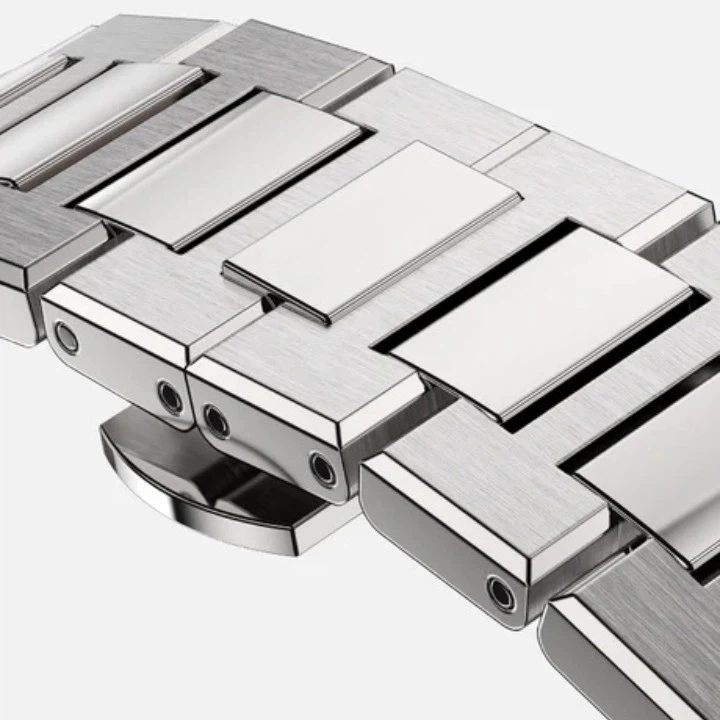 Stainless Steel Silver Gold Men's Watch For Japanese Mechanical Movement