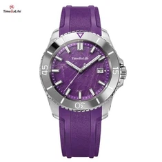Natural Amethyst Dial Luxury Watch for Men OEM Factory Disesuaikan