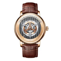 Jam Tangan Mewah Klasik Stainless Steel Multifungsi 24 Jam Tanggal Bulan Otomatis Mekanik Jam Tangan Pria