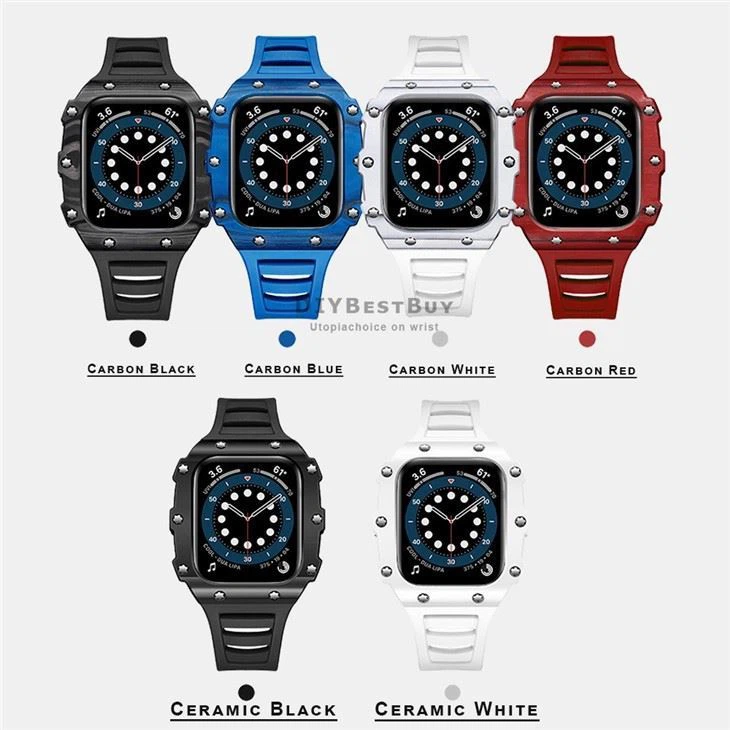 Carbon Fiber Mod Apple Watch Case